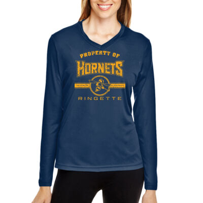 Team 365 Women's Property of Printed Performance Long Sleeve Thumbnail